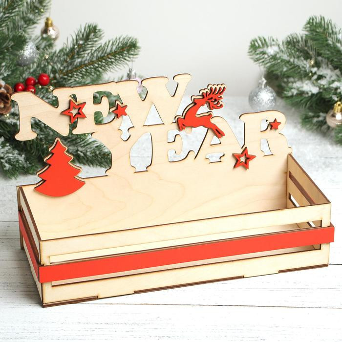 Полка сувенирная «New Year!» | Новый год