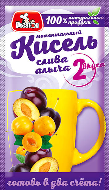 Кисель со вкусом сливы и алычи | Preston