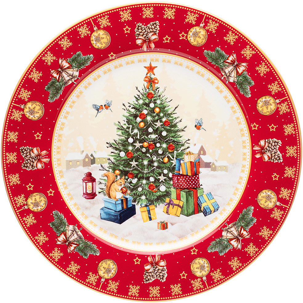 Тарелка обеденная «Ёлка» | Новый год! | Lefard