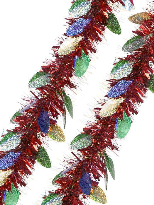 Мишура новогодняя с лампочками | Феникс Презент