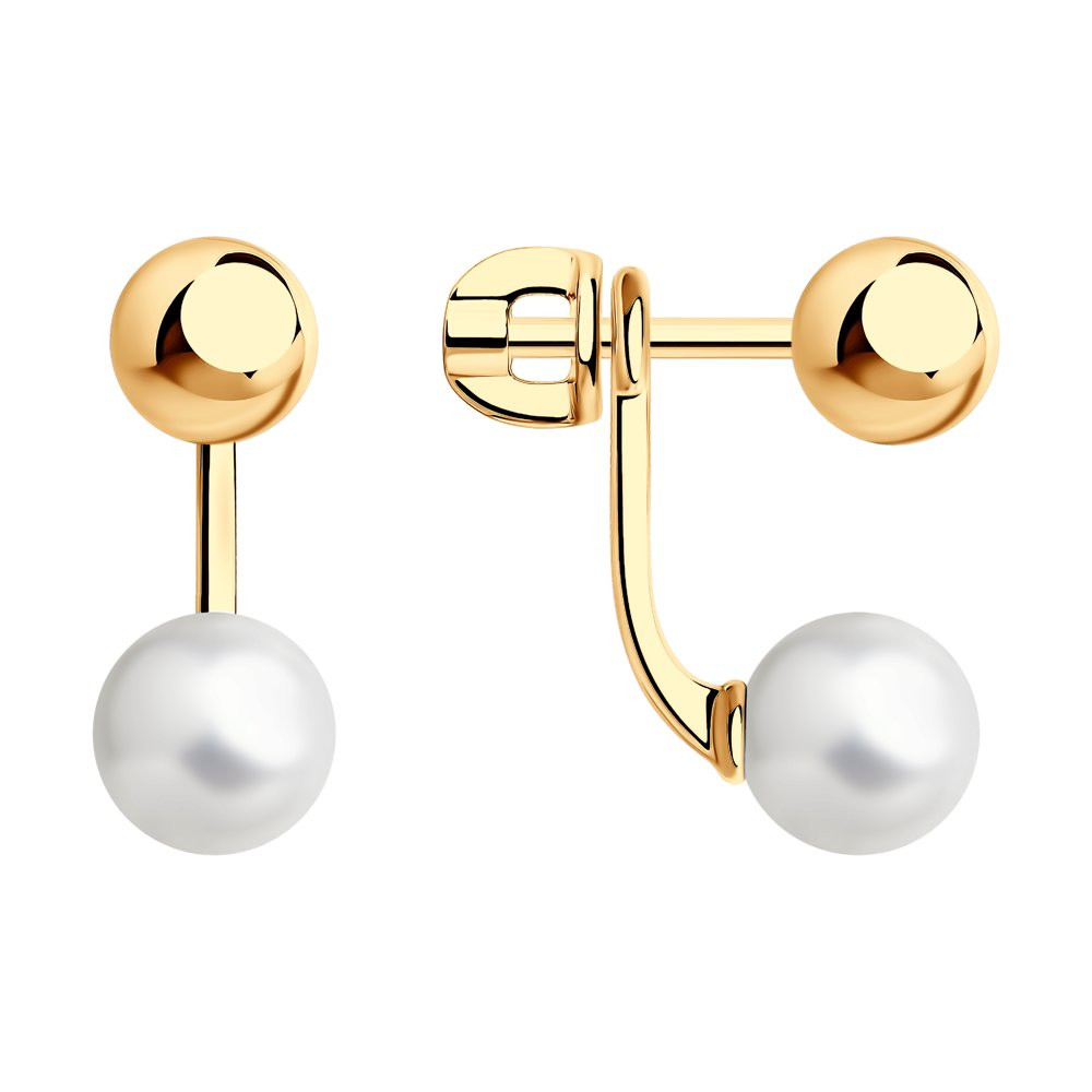 Серьги из серебра с жемчугом | SOKOLOV