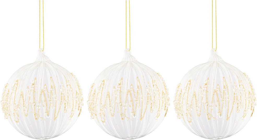 Набор ёлочных шаров «Ледяная слеза» | Новый год! | Lefard