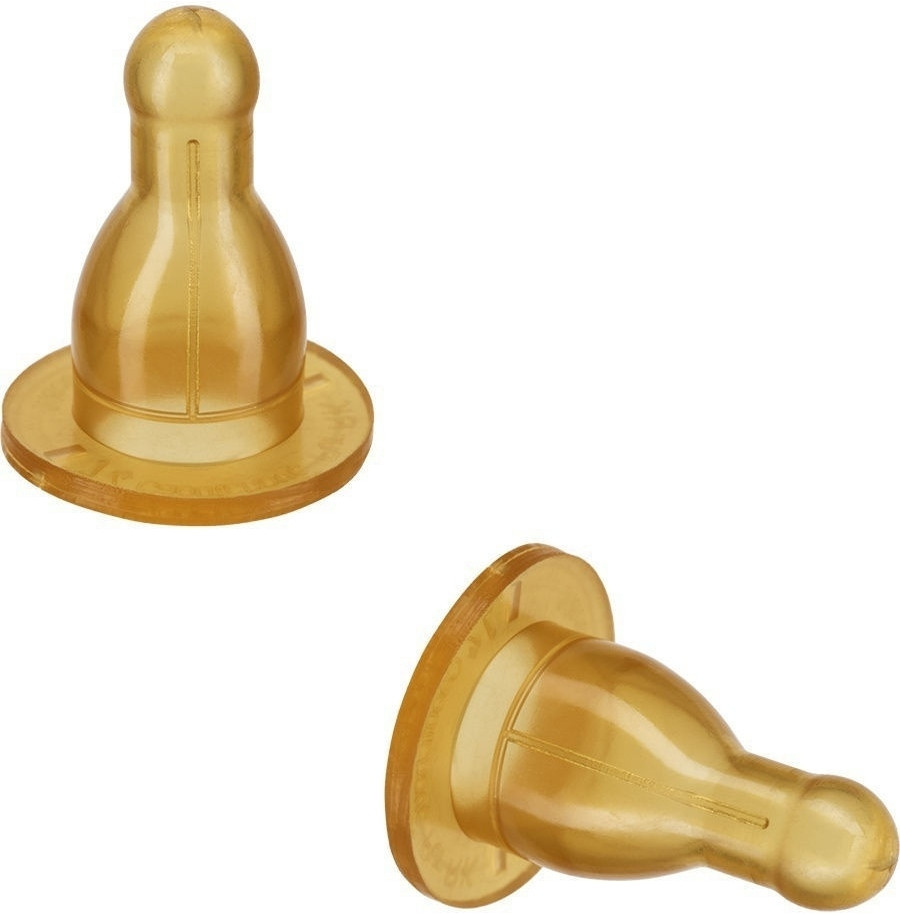 Соска латексная большого размера с Х-образным отверстием, 2 шт | Курносики