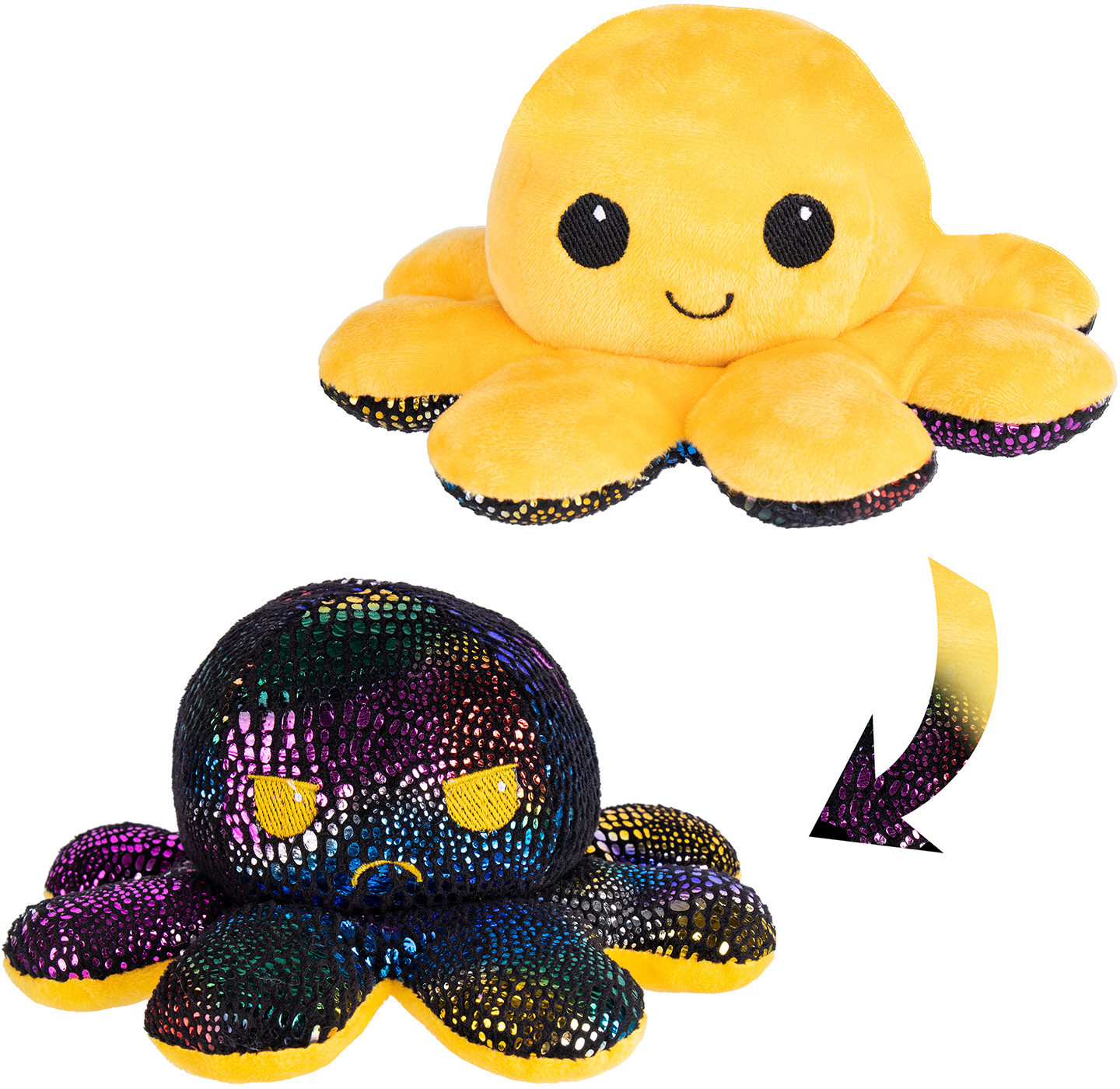 Игрушка мягкая «Осьминожка перевертыш» | Fancy