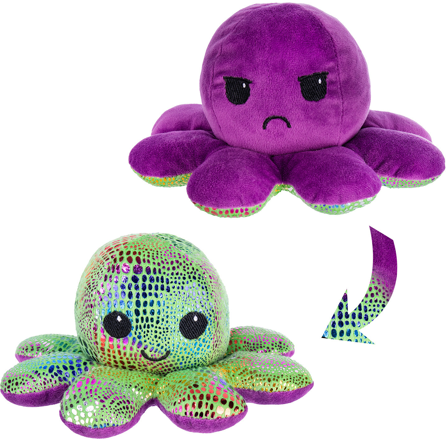 Игрушка мягкая «Осьминожка перевертыш» | Fancy