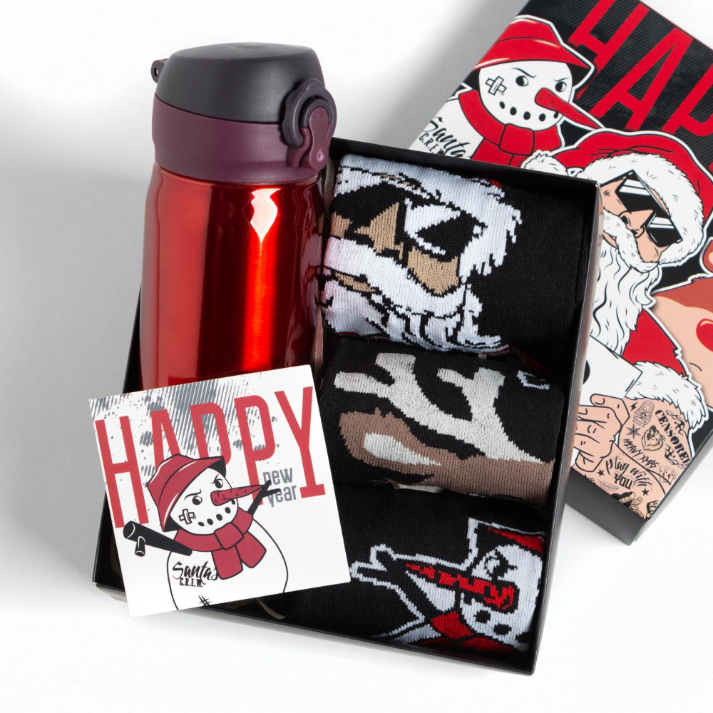 Набор подарочный для мужчин «Bad Santa» | Новогодние подарочные наборы | KAFTAN