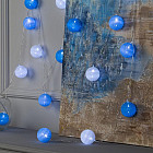 голубой/синий/белый