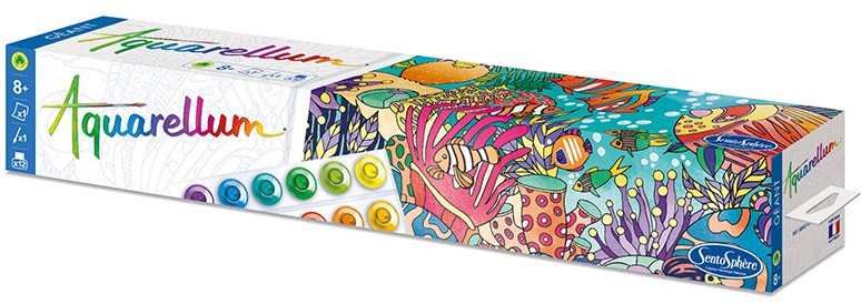 Раскраска акварельная «Кораллы» | SentoSphere