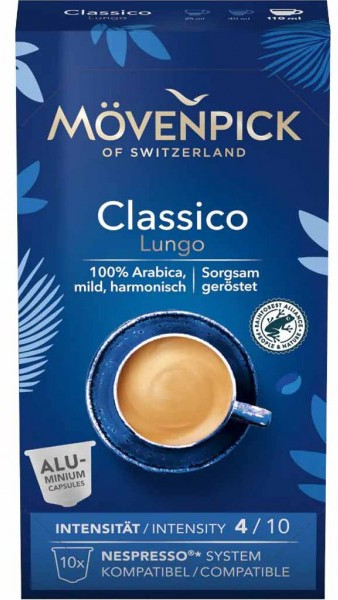 Кофе в капсулах «Classico Lungo Green Сap» | Movenpick