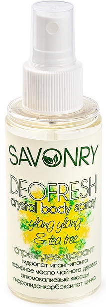 Спрей-дезодорант «Илан-иланг и чайное дерево» | Savonry