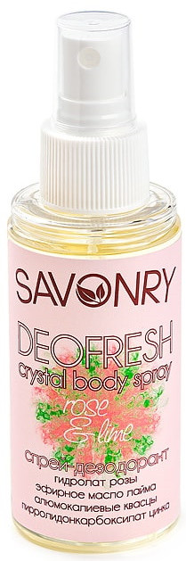 Спрей-дезодорант «Роза и лайм» | Savonry