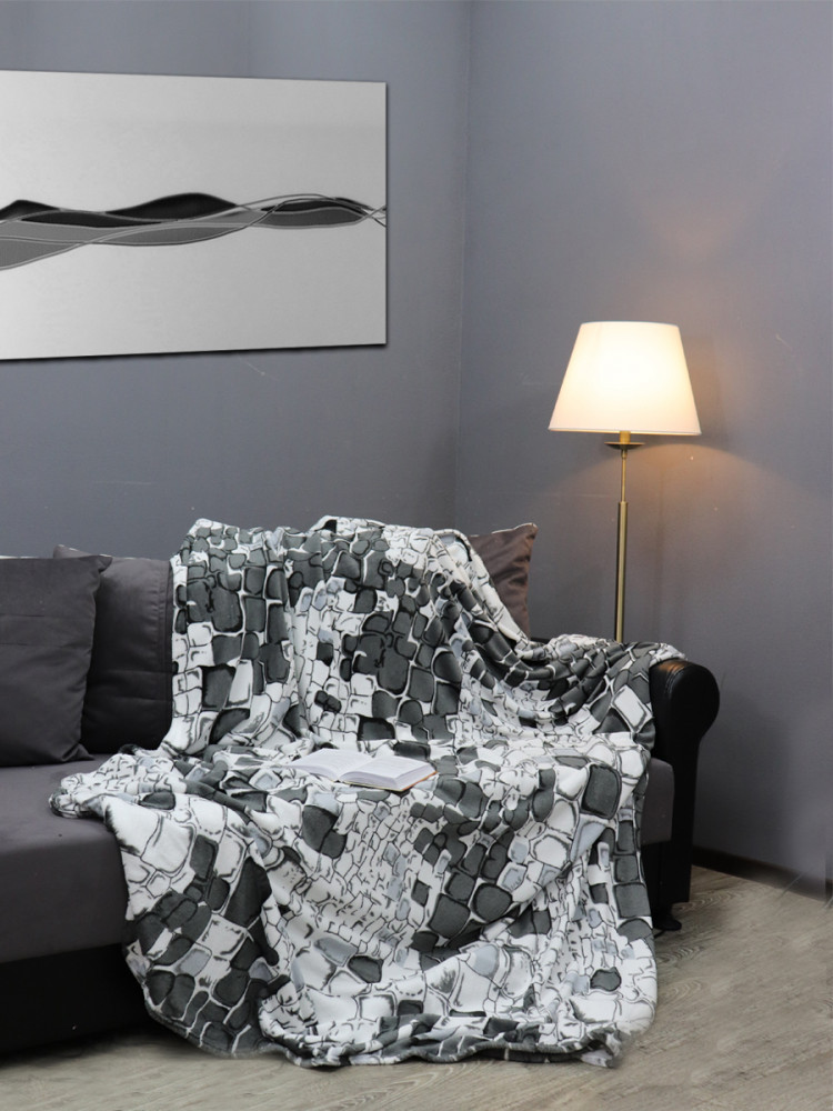 Плед «Камешки» | Absolute | TexRepublic