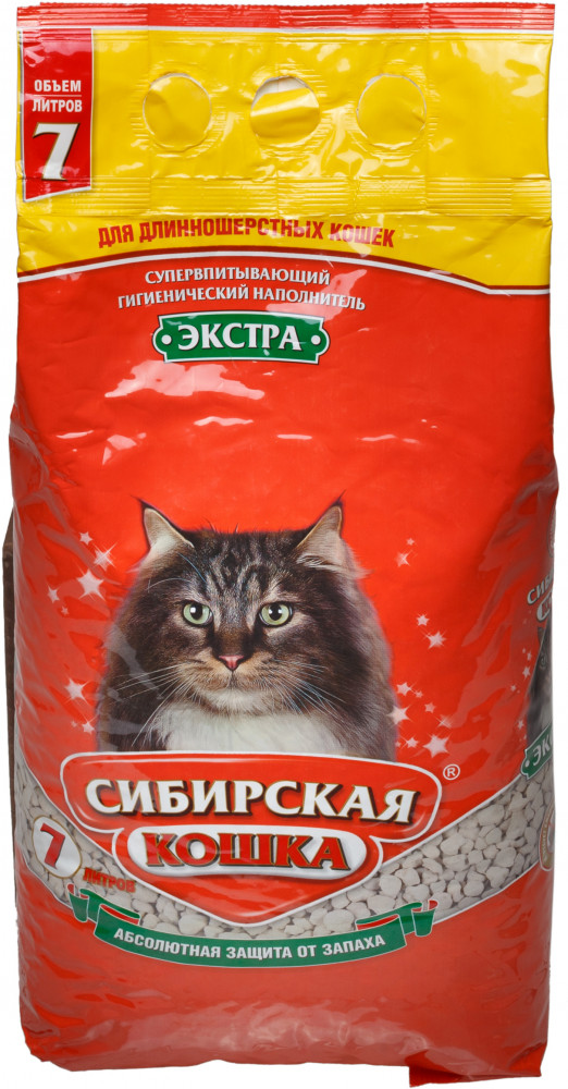 Наполнитель для длинношерстных кошек «Экстра» | Сибирская Кошка