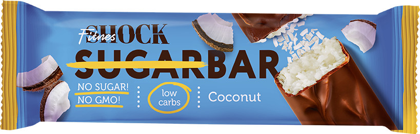 Батончик «Кокос» | Crispy | FitnesShock