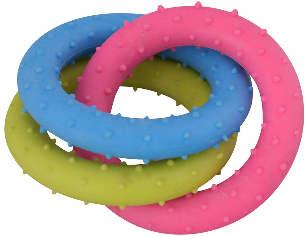 Игрушка-грызунок для собак «Колечки» | Мультидом Трейдинг