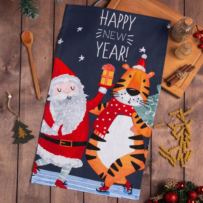 Полотенце «Праздник зимы» | Доляна