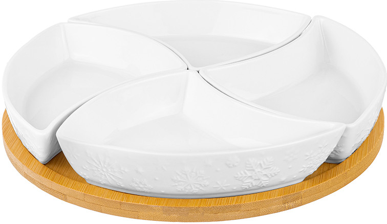 Менажница «Снежинки» | Снежинки | Elan Gallery