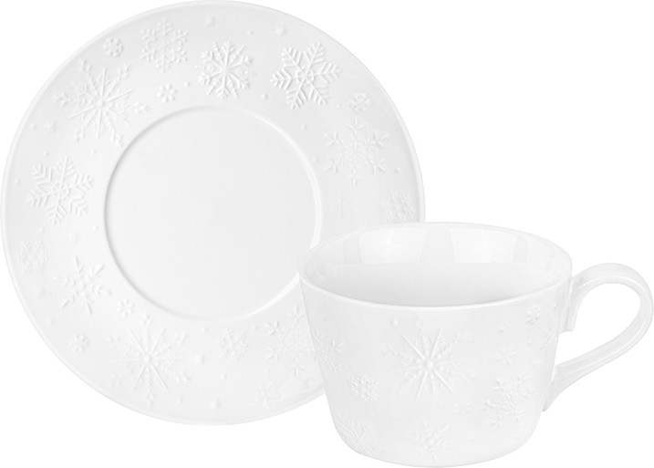 Чайная пара «Снежинки» | Снежинки | Elan Gallery