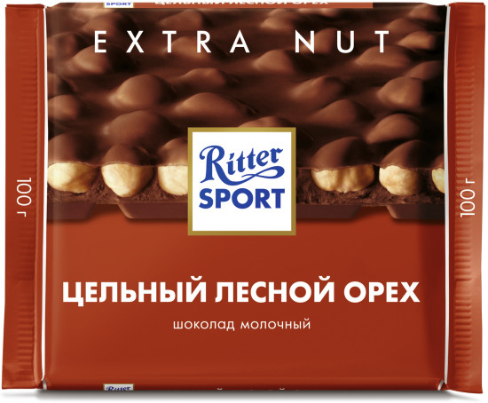 Шоколад молочный «Цельный лесной орех»