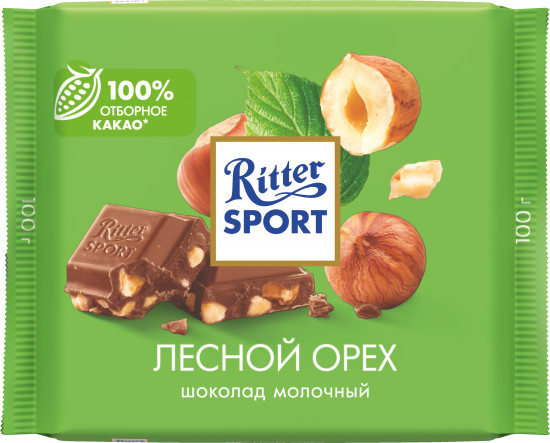 Шоколад молочный «Лесной орех»