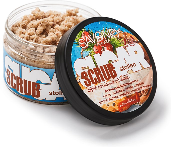 Скраб для тела сахарный «Штоллен» | Savonry