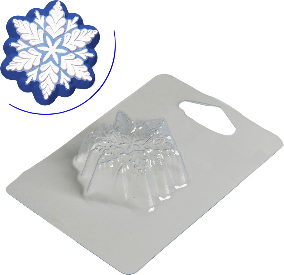 Форма для мыла «Снежинка» | Новый год | Школа талантов