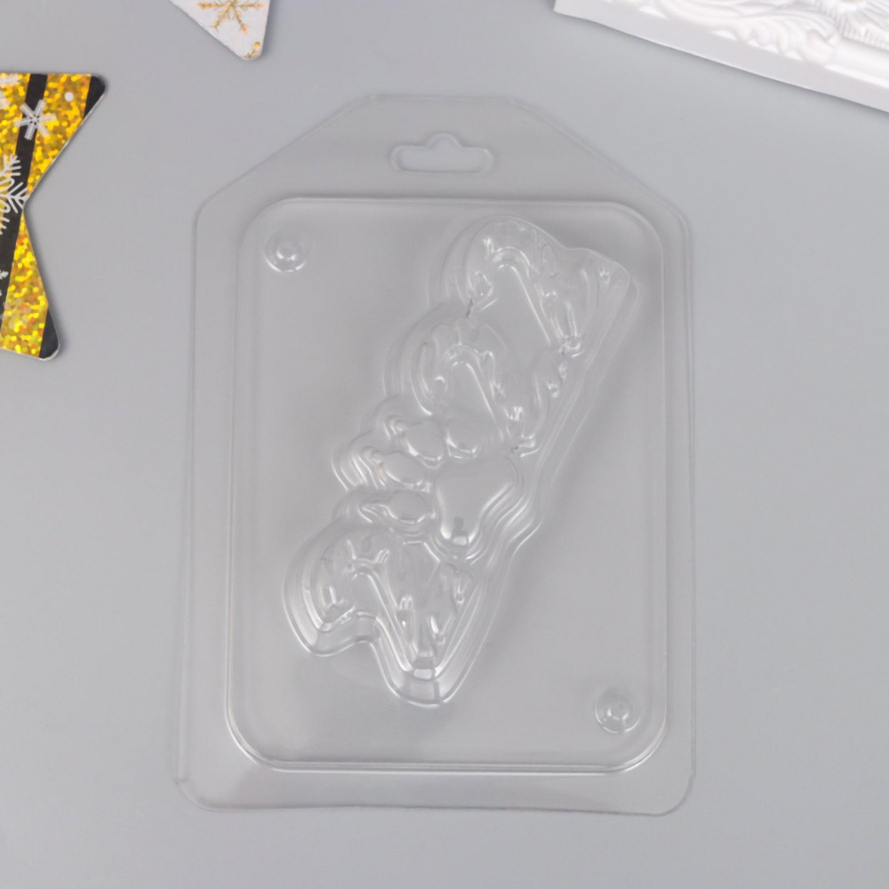 Форма для мыла «Топпер 2022 с лапой» | Новый год