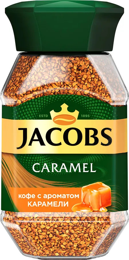 Кофе растворимый с ароматом карамели | Jacobs