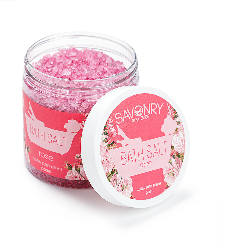 Соль для ванн «Роза» | Savonry