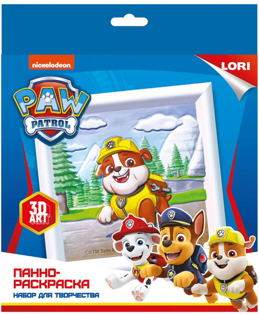 Панно-раскраска «Крепыш» | Щенячий патруль | Lori