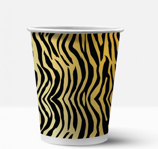 Набор бумажных стаканов «Тигр»