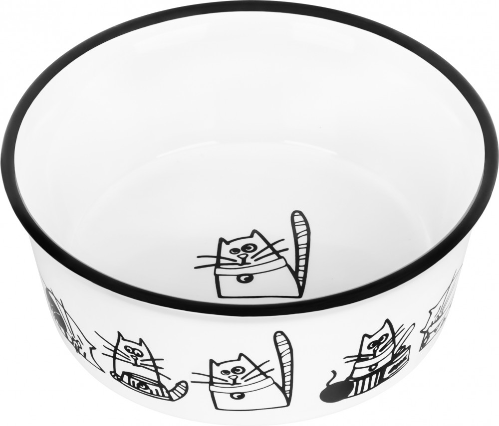 Миска для домашних питомцев «Без кота жизнь не та» | Жизнь кошек | Elan Gallery