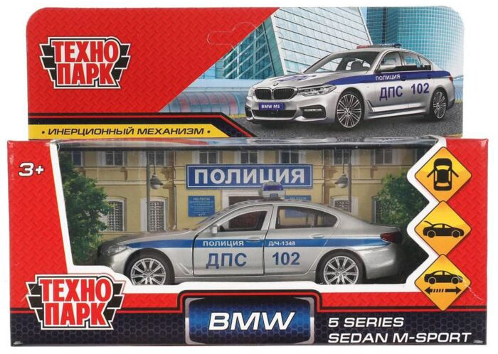 Машина металлическая «BMW 5-er Sedan M-Sport» | Технопарк