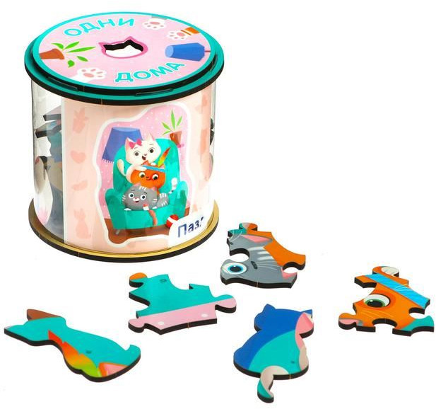 Пазл деревянный «Одни дома» | Мастер Игрушек