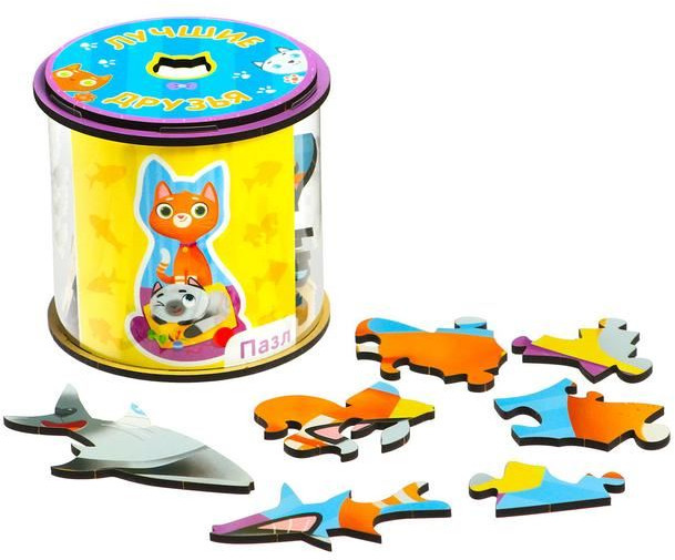 Пазл деревянный «Лучшие друзья» | Мастер Игрушек