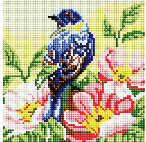 Мозаика алмазная «Птичка» | Белоснежка