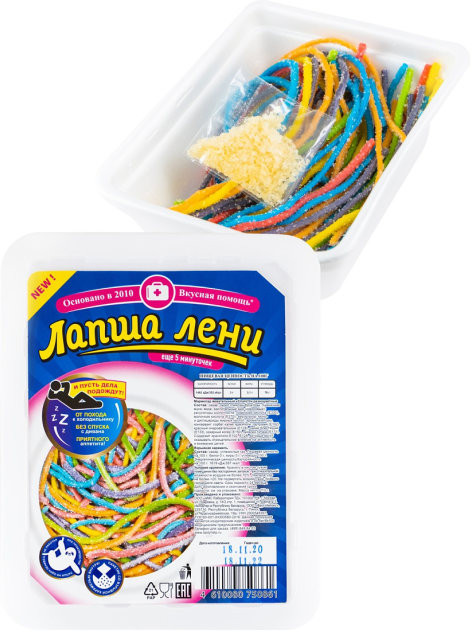 Мармелад жевательный «Лапша лени» | Вкусная помощь