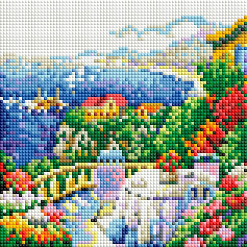 Мозаика алмазная «Южный вид» | Белоснежка