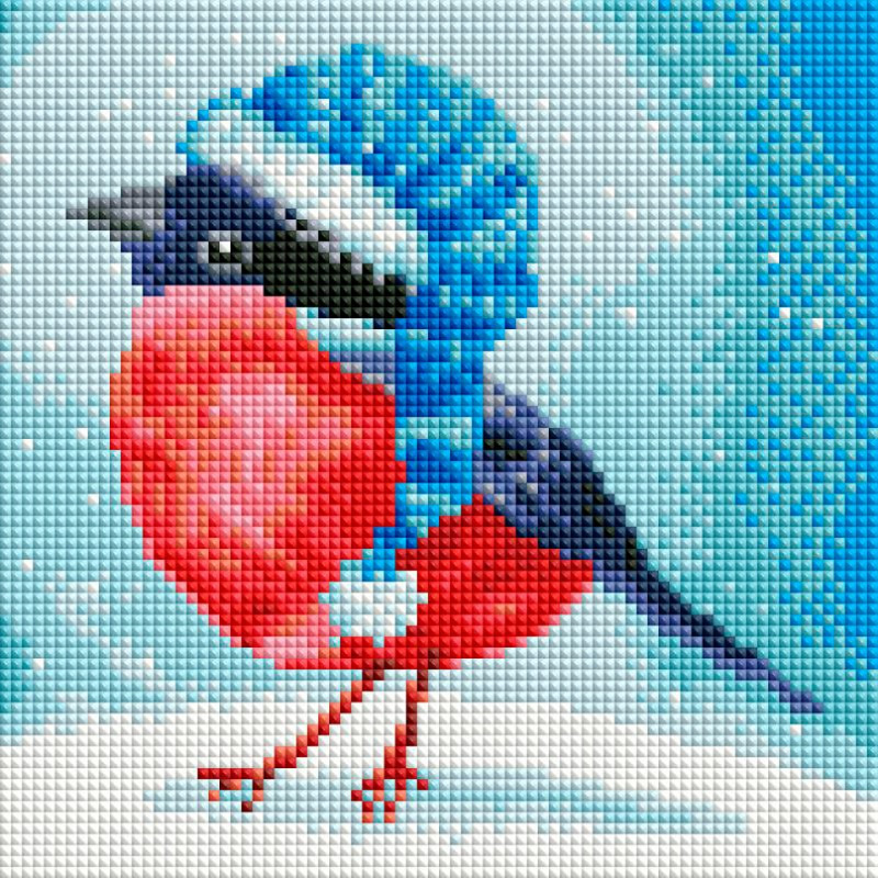 Мозаика алмазная «Морозный день» | Белоснежка