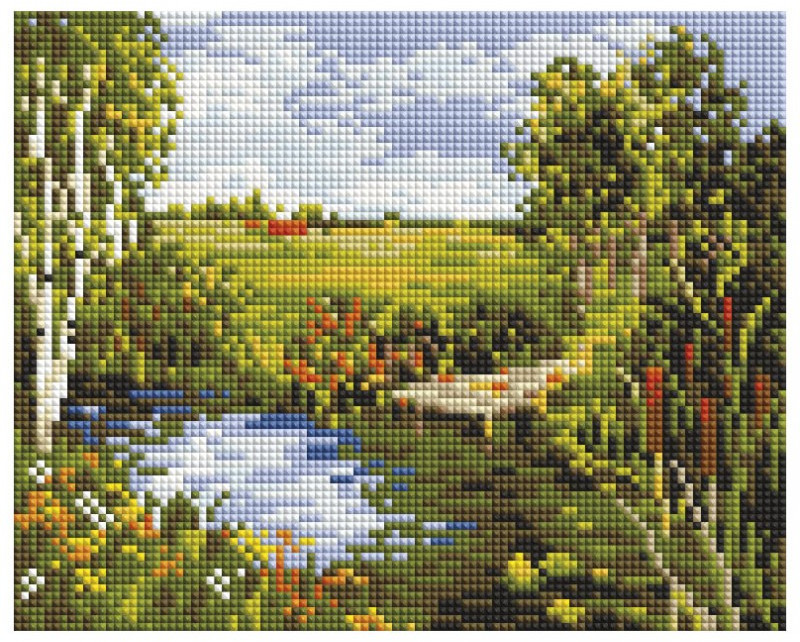 Мозаика алмазная «Речная прохлада» | Белоснежка