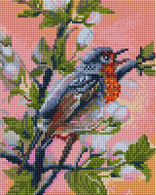 Мозаика алмазная «Весенние трели» | Белоснежка