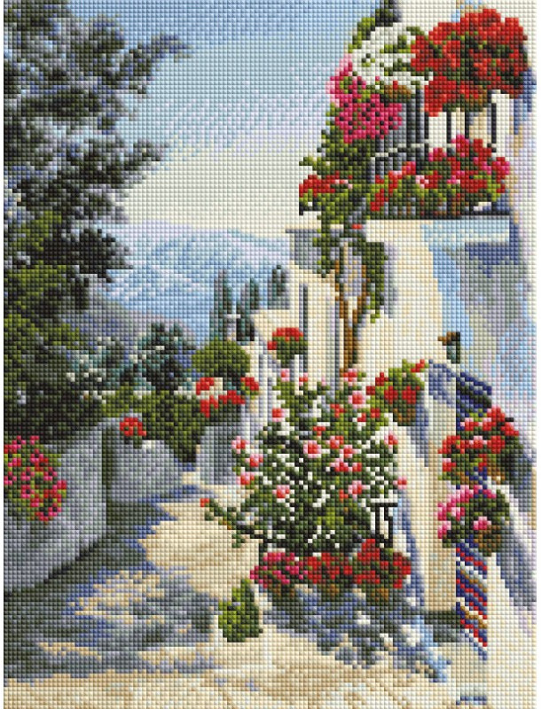 Мозаика алмазная «На юге Испании» | Белоснежка