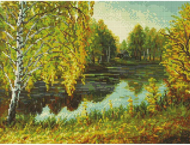 Мозаика алмазная «Родные места» | Белоснежка