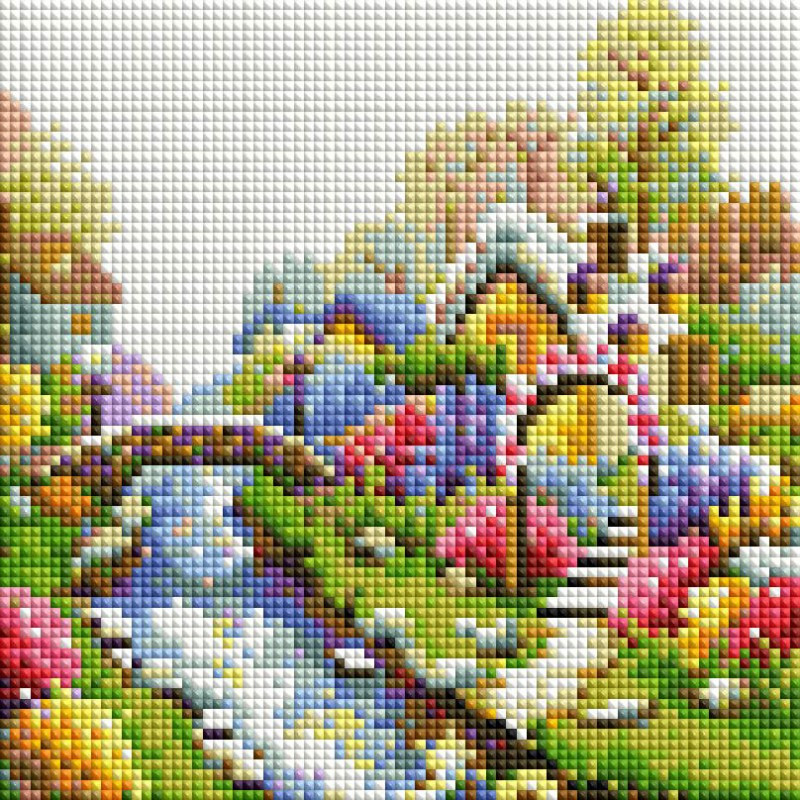 Мозаика алмазная «Лето» | Белоснежка