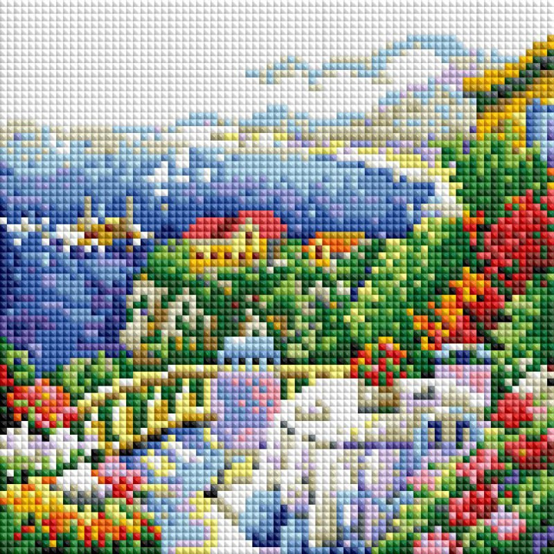 Мозаика алмазная «Южный вид» | Белоснежка