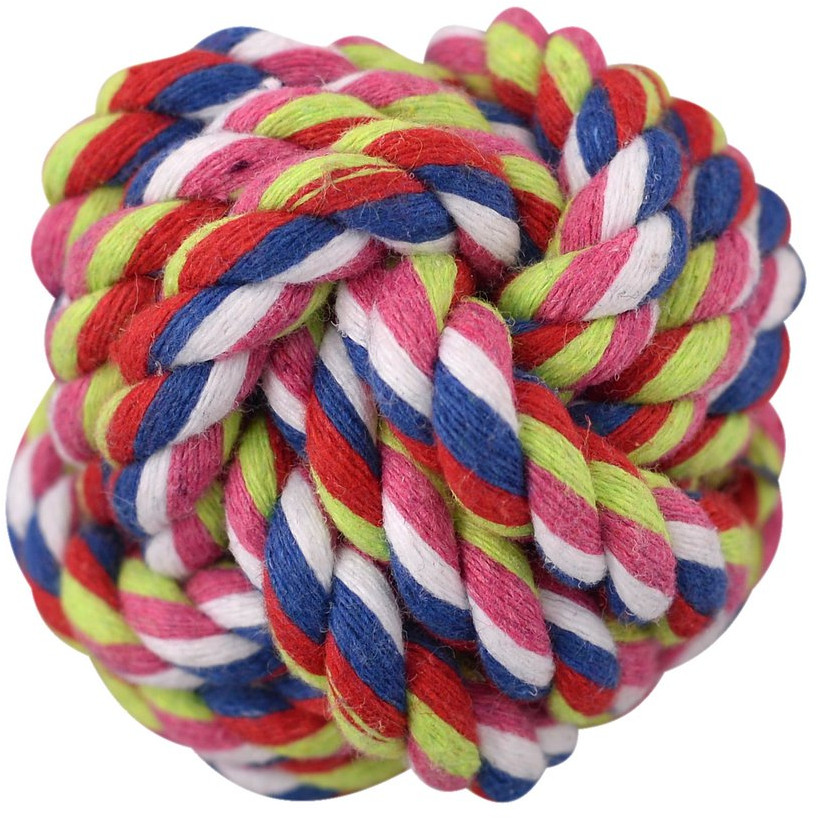 Игрушка для животных «Мячик-полосатик» | Мультидом Трейдинг