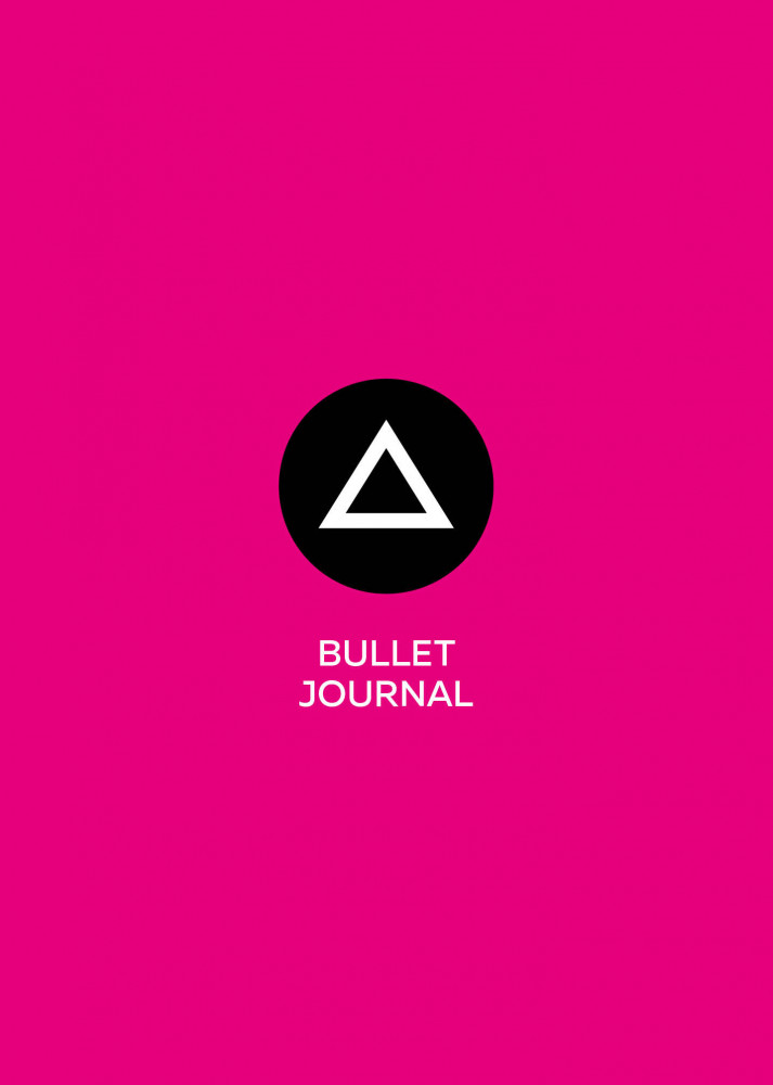 Блокнот. Bullet journal. По мотивам сериала «Игра в кальмара». Треугольник | Вселенная Squid Game/Игра в кальмара