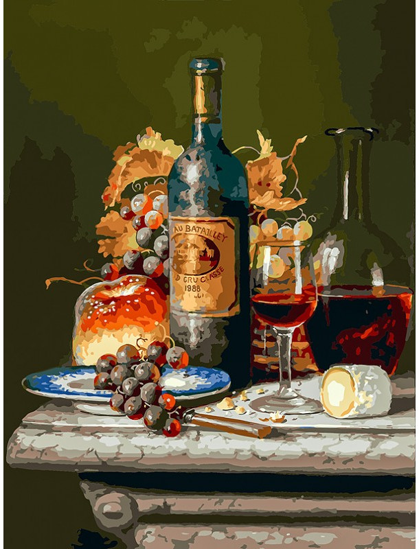 Картина по номерам «Вечерний натюрморт» | Натюрморты | Белоснежка