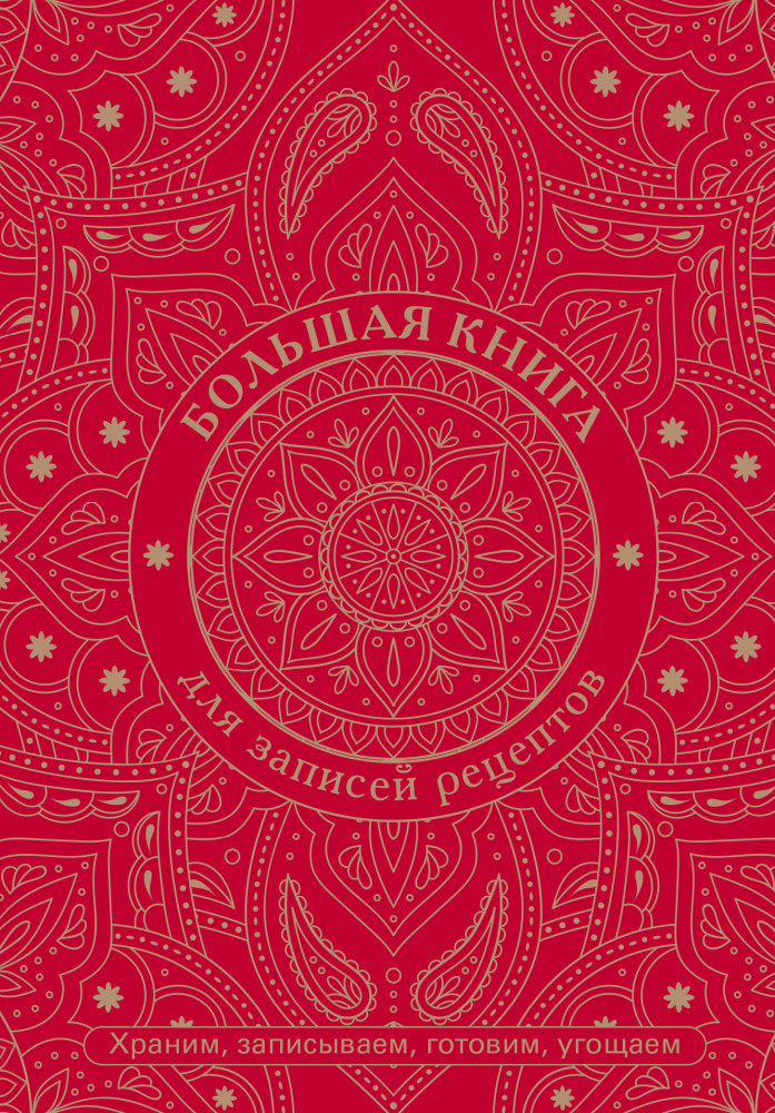 Большая книга для записей рецептов. Храним, записываем, готовим, угощаем | Кулинария. Книги для записи рецептов