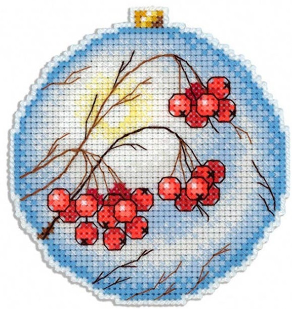 Набор для вышивания «Морозная рябина» | М.П. Студия